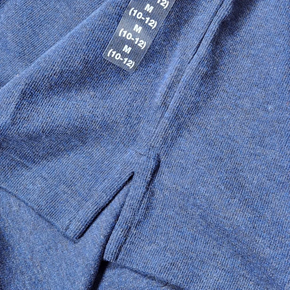 Polo Ralph Lauren Kids Navy Blue Fair Isle Cotton Quarter-Zip‎ Sweater 10-12 New